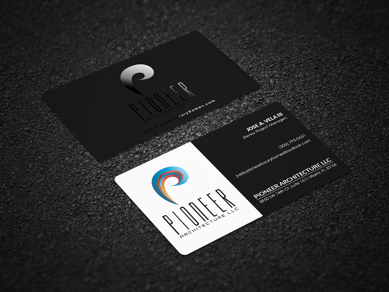 Business Card Design by Pointless Pixels India for Pioneer Inter-Development, Inc.  | Design #19095989