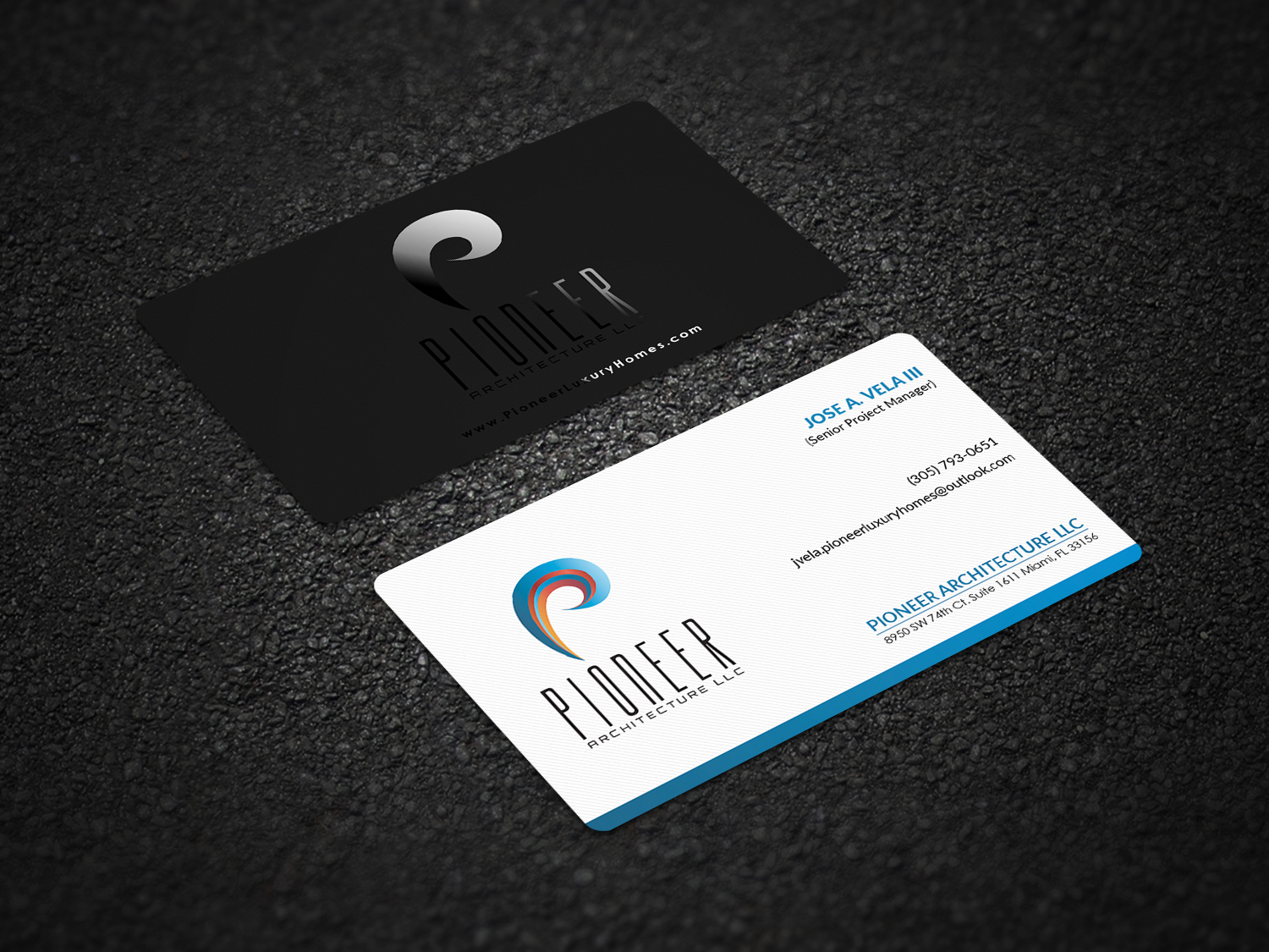 Business Card Design by Pointless Pixels India for Pioneer Inter-Development, Inc.  | Design #19096050