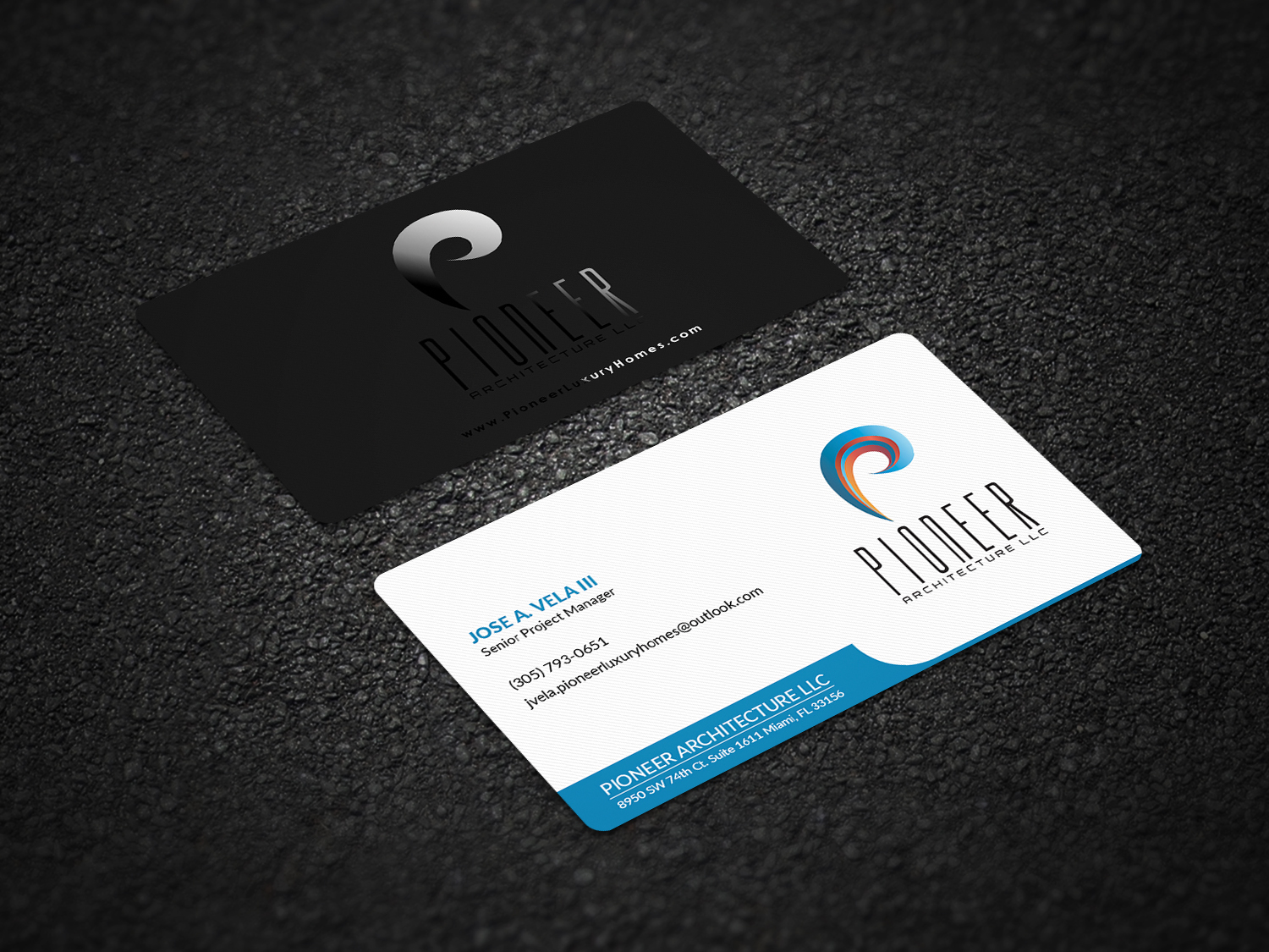 bold serious architect business card design for pioneer inter development inc in united states design 19096531 - Architect Business Card bold serious architect business card design for pioneer inter development inc in united states design 19096531 - Architect Business Card