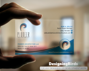 Business Card Design by Designing Birds for Pioneer Inter-Development, Inc.  | Design: #19095200
