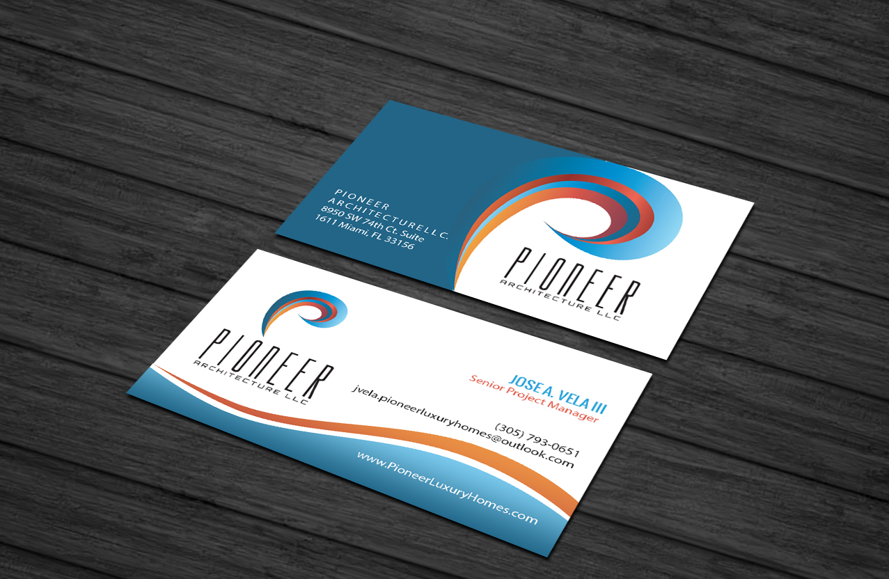 Business Card Design by Creations Box 2015 for Pioneer Inter-Development, Inc.  | Design #19098292