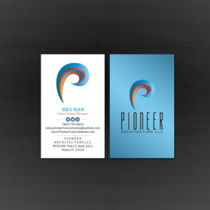 Business Card Design by Creations Box 2015 for Pioneer Inter-Development, Inc.  | Design: #19098341