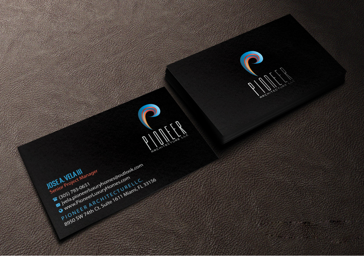 Business Card Design by Creations Box 2015 for Pioneer Inter-Development, Inc.  | Design #19098356