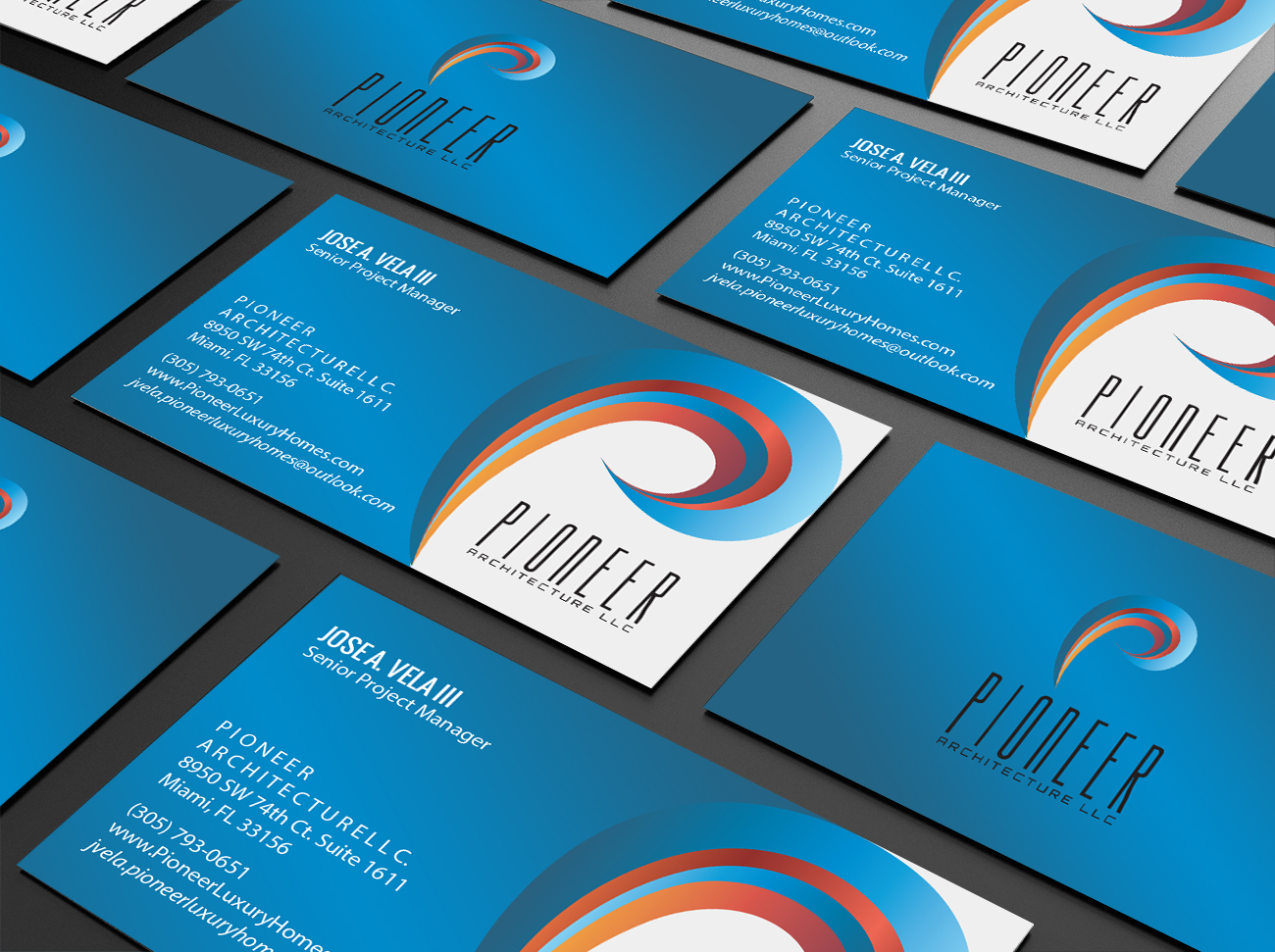 Business Card Design by Creations Box 2015 for Pioneer Inter-Development, Inc.  | Design #19098370