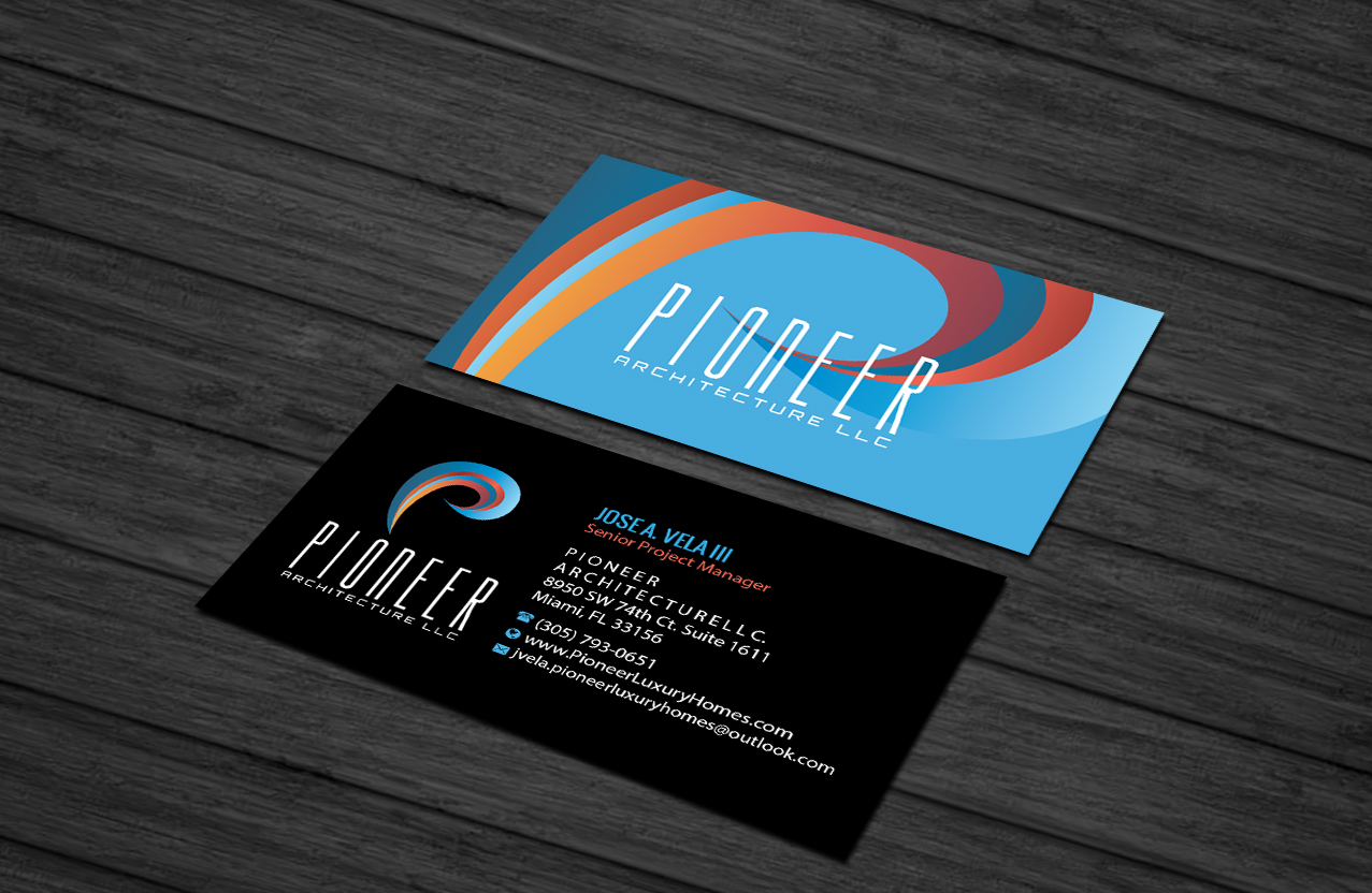 Business Card Design by Creations Box 2015 for Pioneer Inter-Development, Inc.  | Design #19100988