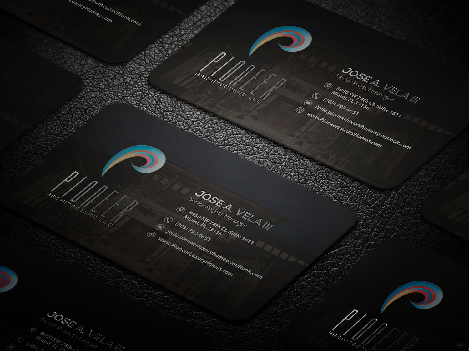 Visitenkarten-Design von SyncFuse™ Solutions für Pioneer Inter-Development, Inc.  | Design #19092067