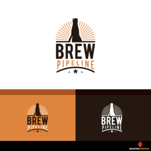 Brew Pipeline    | Logo Design by Graphic Bricks