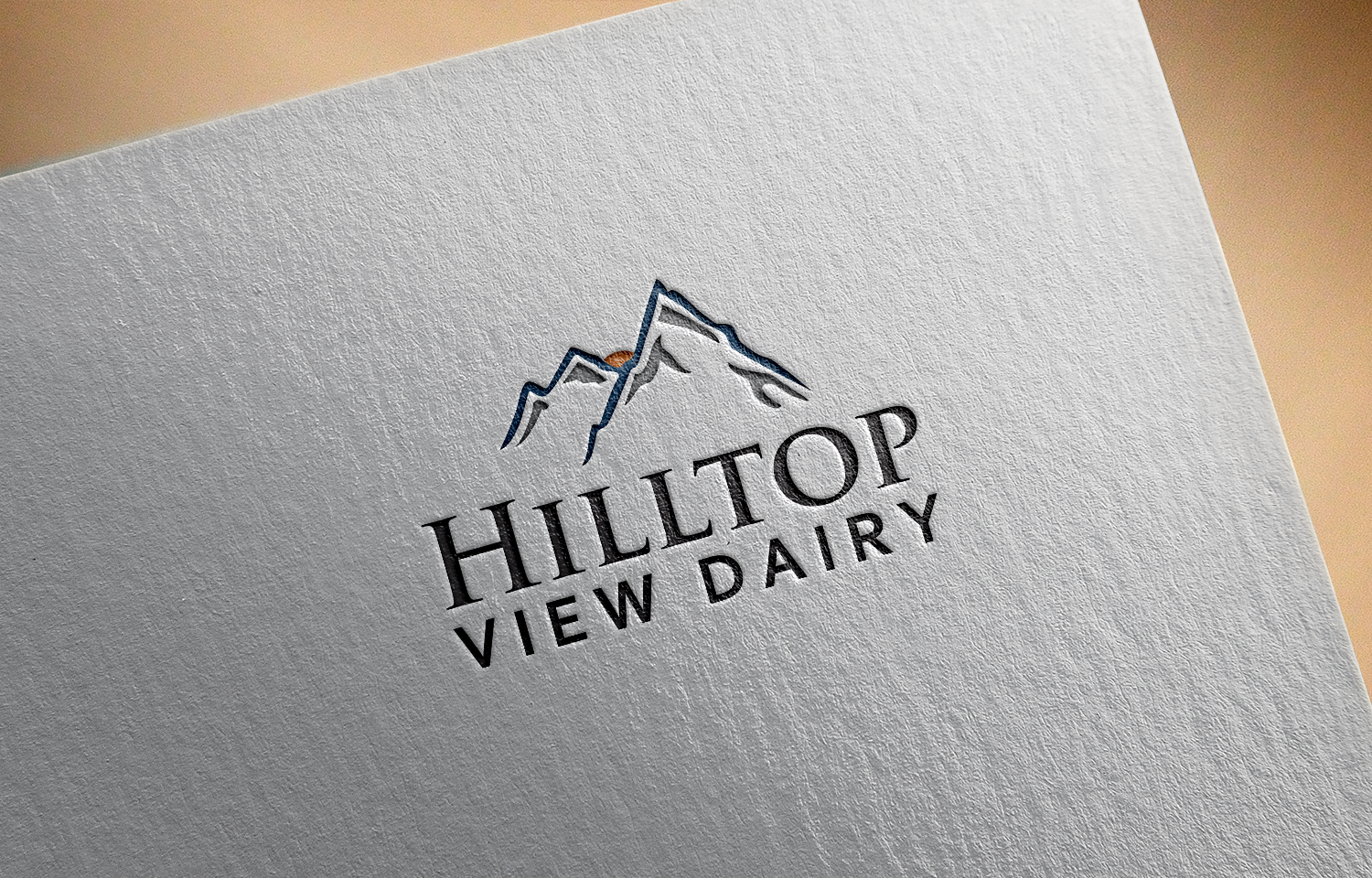 Logo Design by deku for Hilltop view Dairy  | Design #19104061