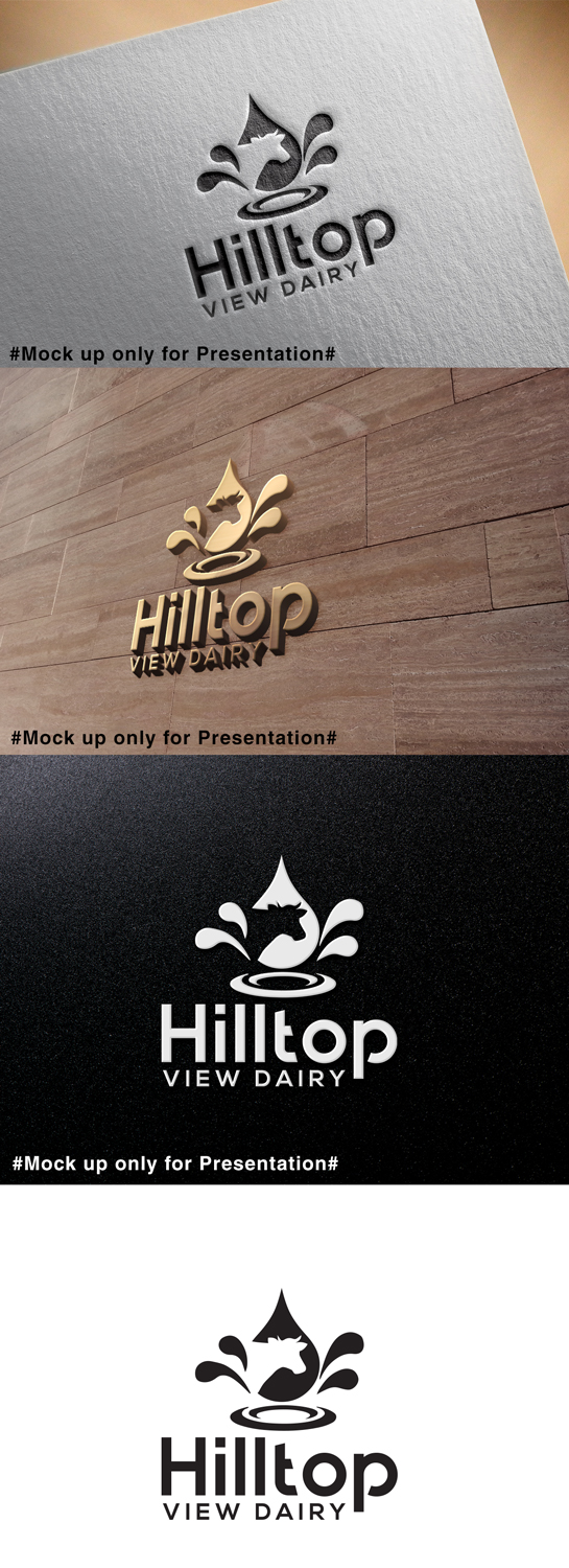Logo Design by designmind78 for Hilltop view Dairy  | Design #19118722