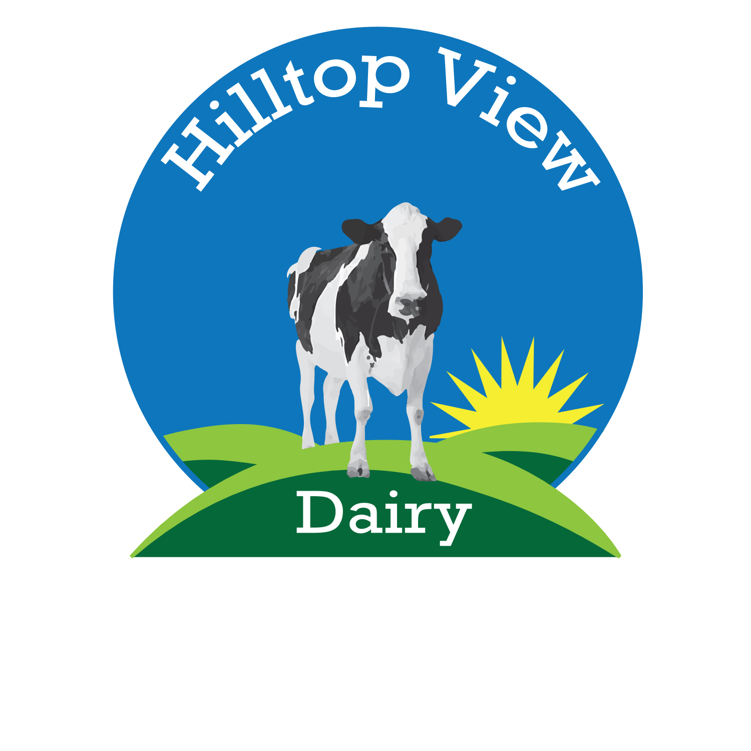 Logo Design by designbybrad for Hilltop view Dairy  | Design #19101686