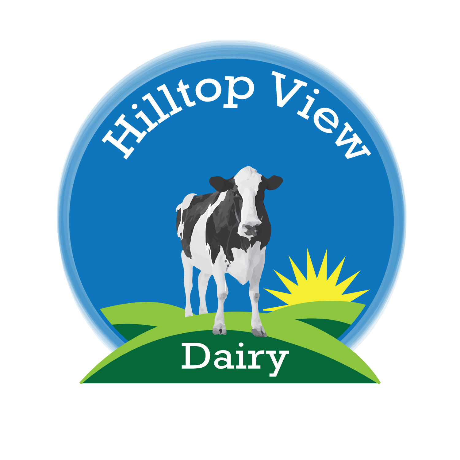 Logo Design by designbybrad for Hilltop view Dairy  | Design #19101687