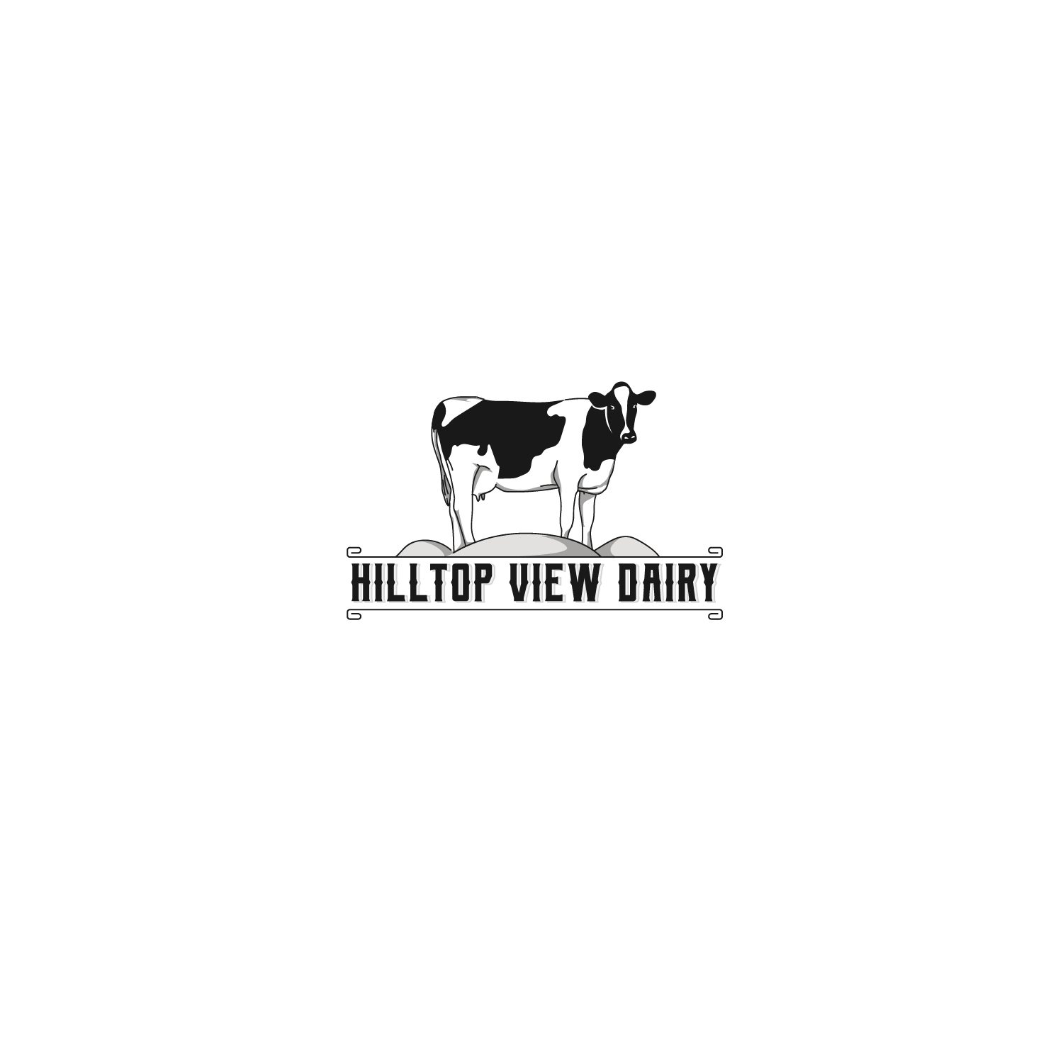 Diseño de Logo por Julogo para Hilltop view Dairy  | Diseño #19100648