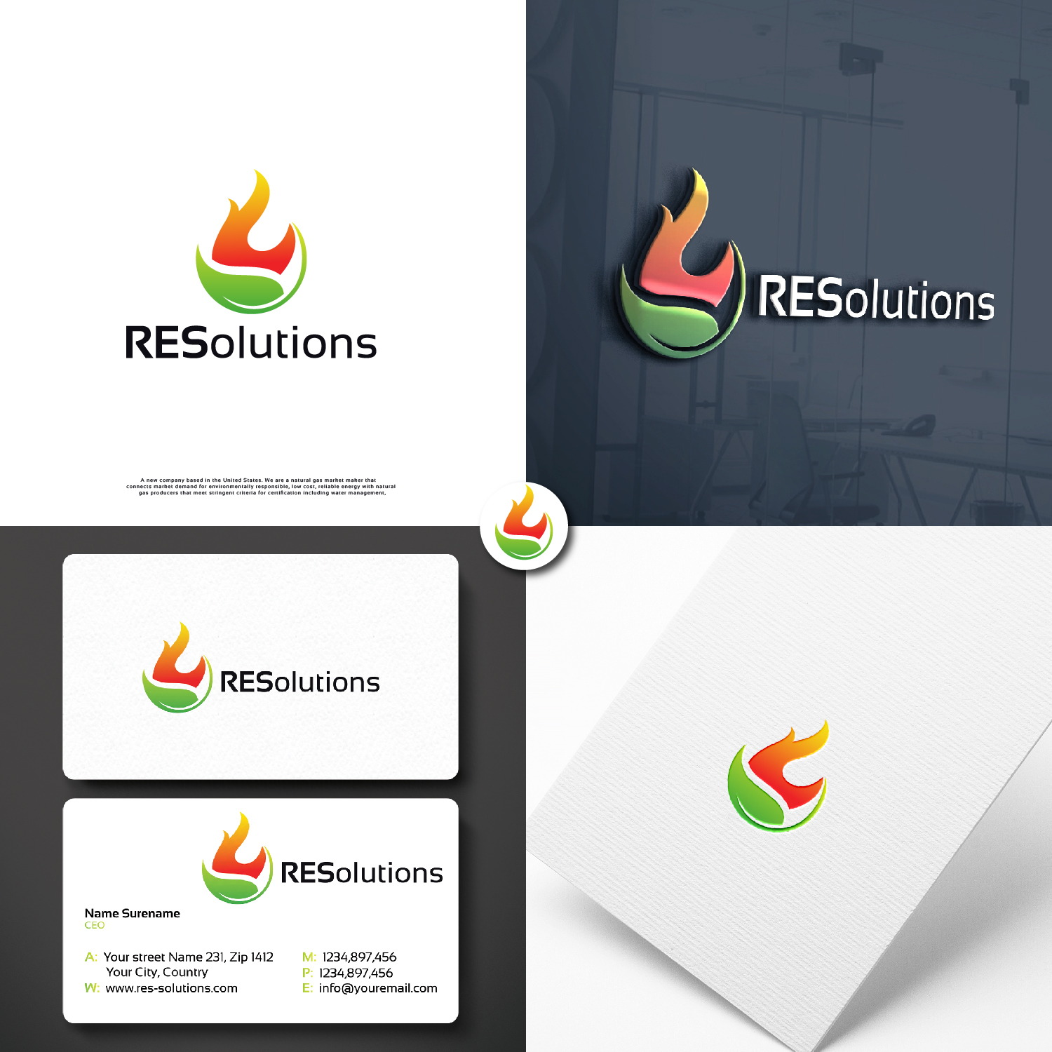 Logo Design by Ui Sohal for Responsible Energy Solutions | Design #19106039