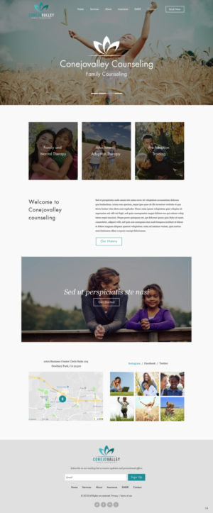 Web Design by pb for Conejo Valley Family Counseling | Design: #19106040