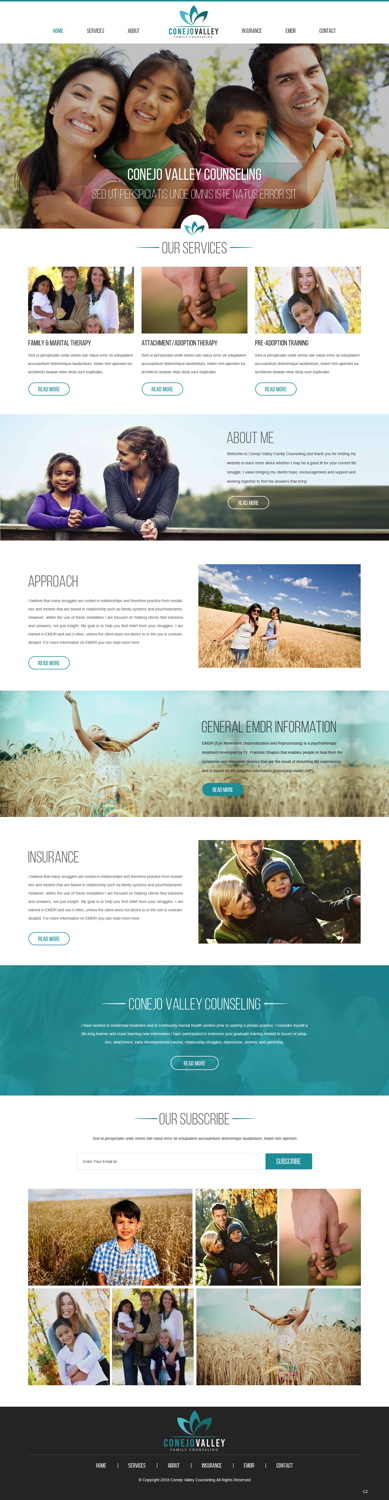 Web Design by pb for Conejo Valley Family Counseling | Design: #19106041