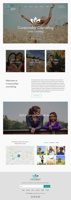 Web Design by pb for Conejo Valley Family Counseling | Design: #19106042