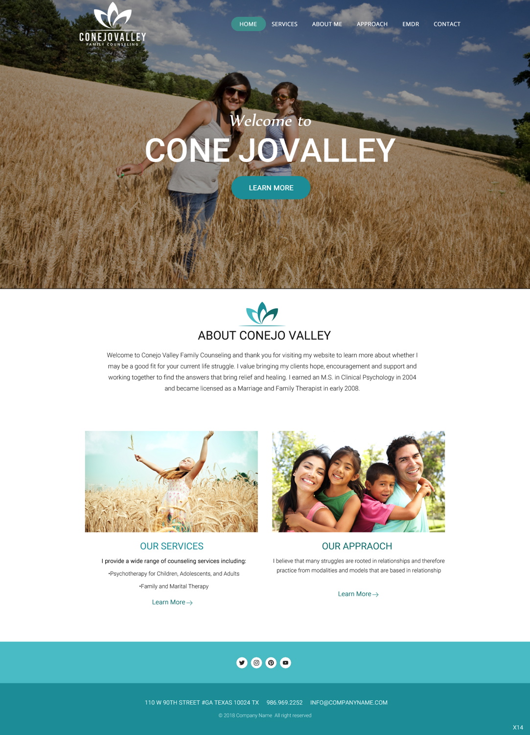 Diseño Web por pb para Conejo Valley Family Counseling | Diseño #19106055
