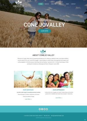 Web Design by pb for Conejo Valley Family Counseling | Design: #19106055