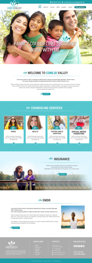 Therapist website | Diseño Web por chandrayaan.creative
