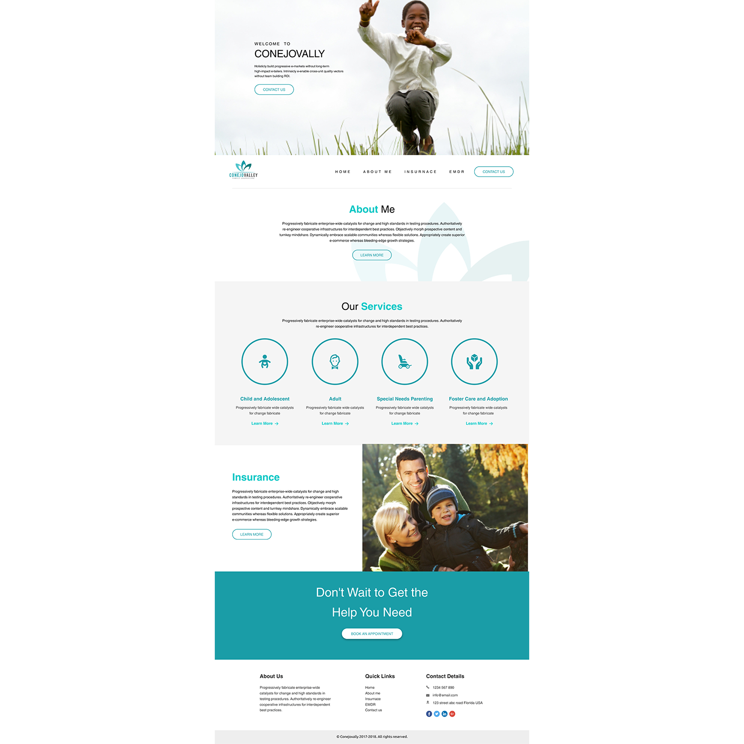 Web Design by Hassaan Shah for Conejo Valley Family Counseling | Design #19133982