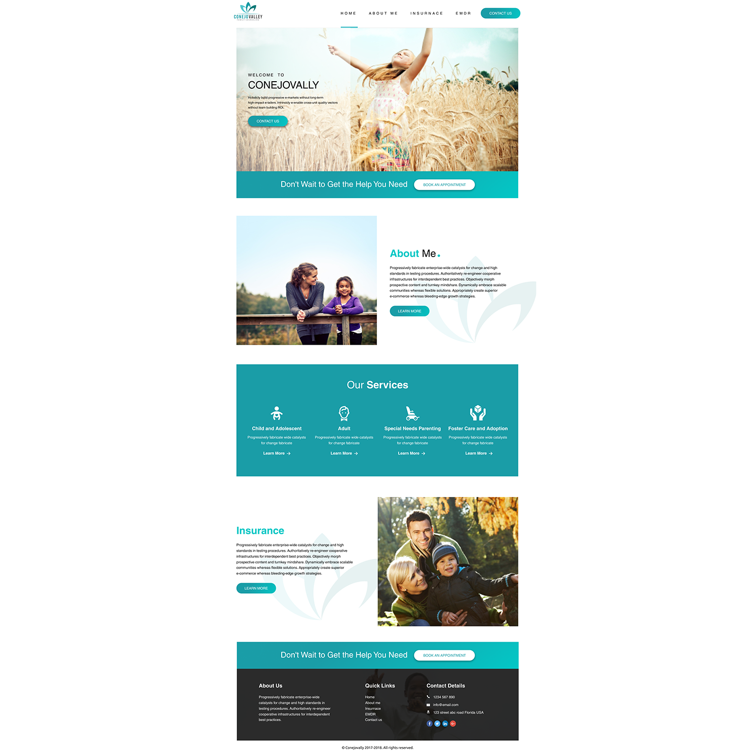 Diseño Web por Hassaan Shah para Conejo Valley Family Counseling | Diseño #19133983