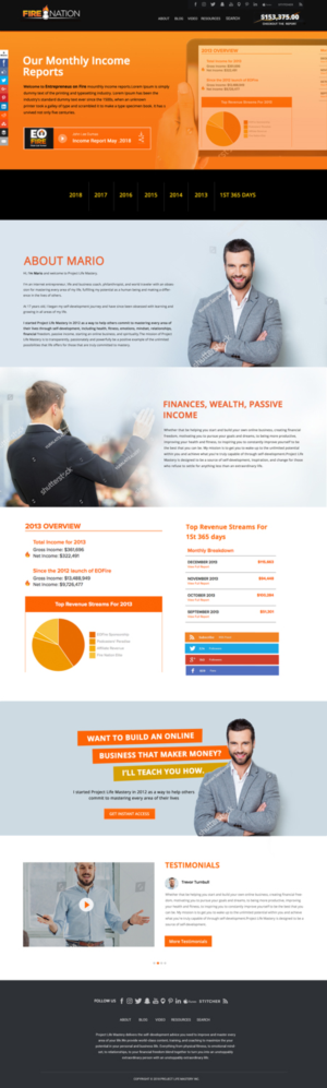 Web Design by **INCREDIBLEDESIGNERS** for this project | Design: #19148878