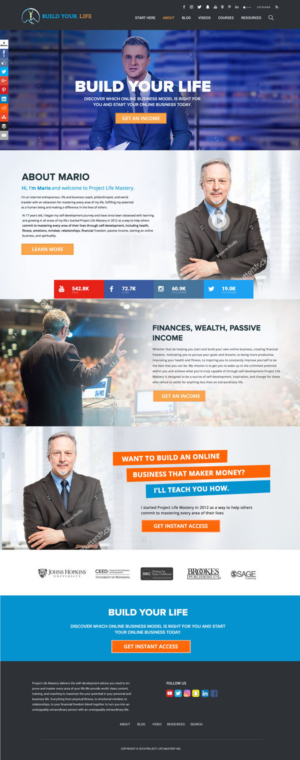 Web Design by **INCREDIBLEDESIGNERS** for this project | Design: #19417390