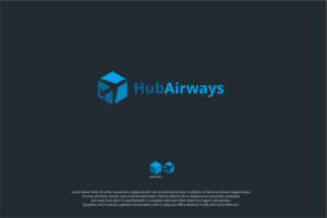 Hub Airways  | Logo Design by nusdofficial