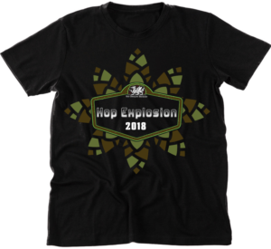 Hop Explosion T-Shirt | T-Shirt-Design von creative gravity