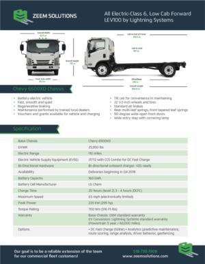 Zeem truck specs | Flyer Design by Achiver