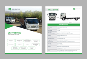Zeem truck specs | Flyer Design by AbyJohns