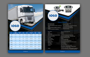 Zeem truck specs | Flyer Design by aspiremedia