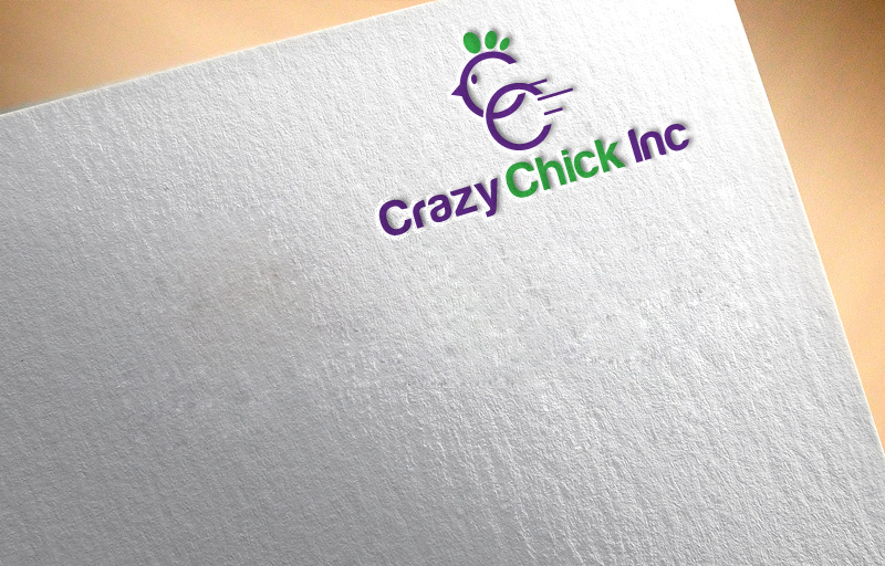 Logo Design by StarGraphic for Crazy Chick, Inc. | Design: #19135916