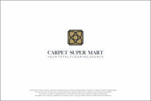 Carpet Super Mart (may consider designs including tagline: Your Total Flooring Source
