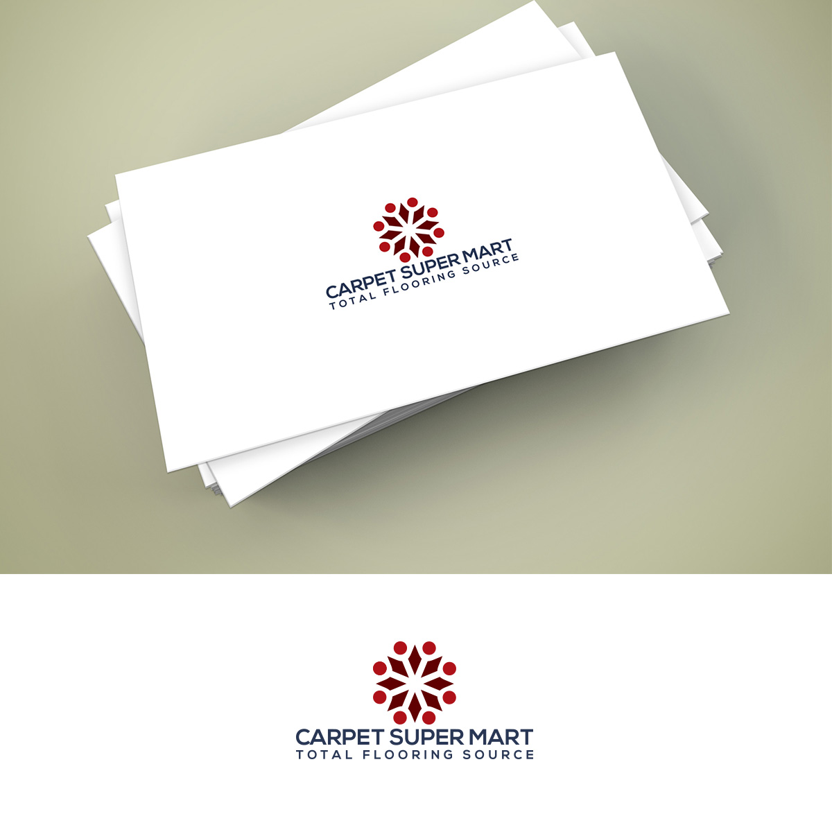 Logo Design by ClearDesign for Carpet and Flooring Super Mart, Inc. | Design #19127430