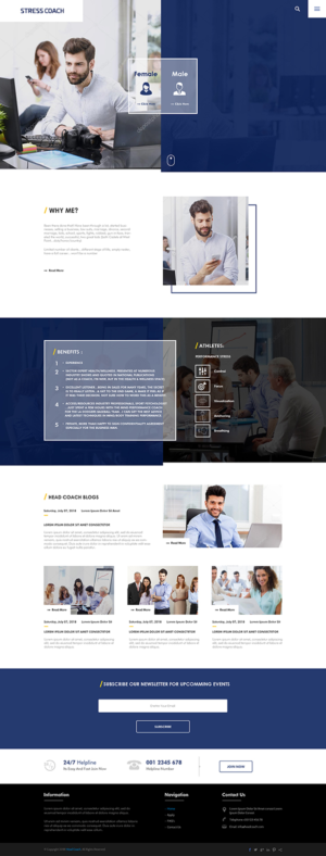 Web Design by PiXthemes for Stress Coach | Design: #19139056