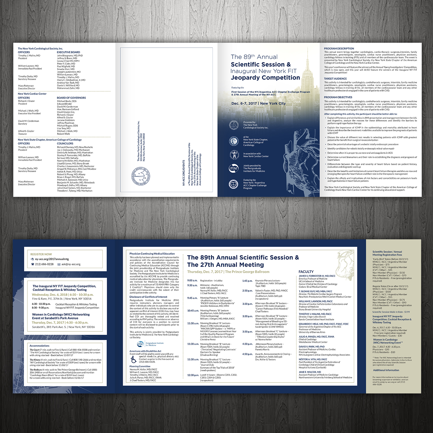 Brochure Design by debdesign for The New York Cardiological Society, Inc. | Design #19139446