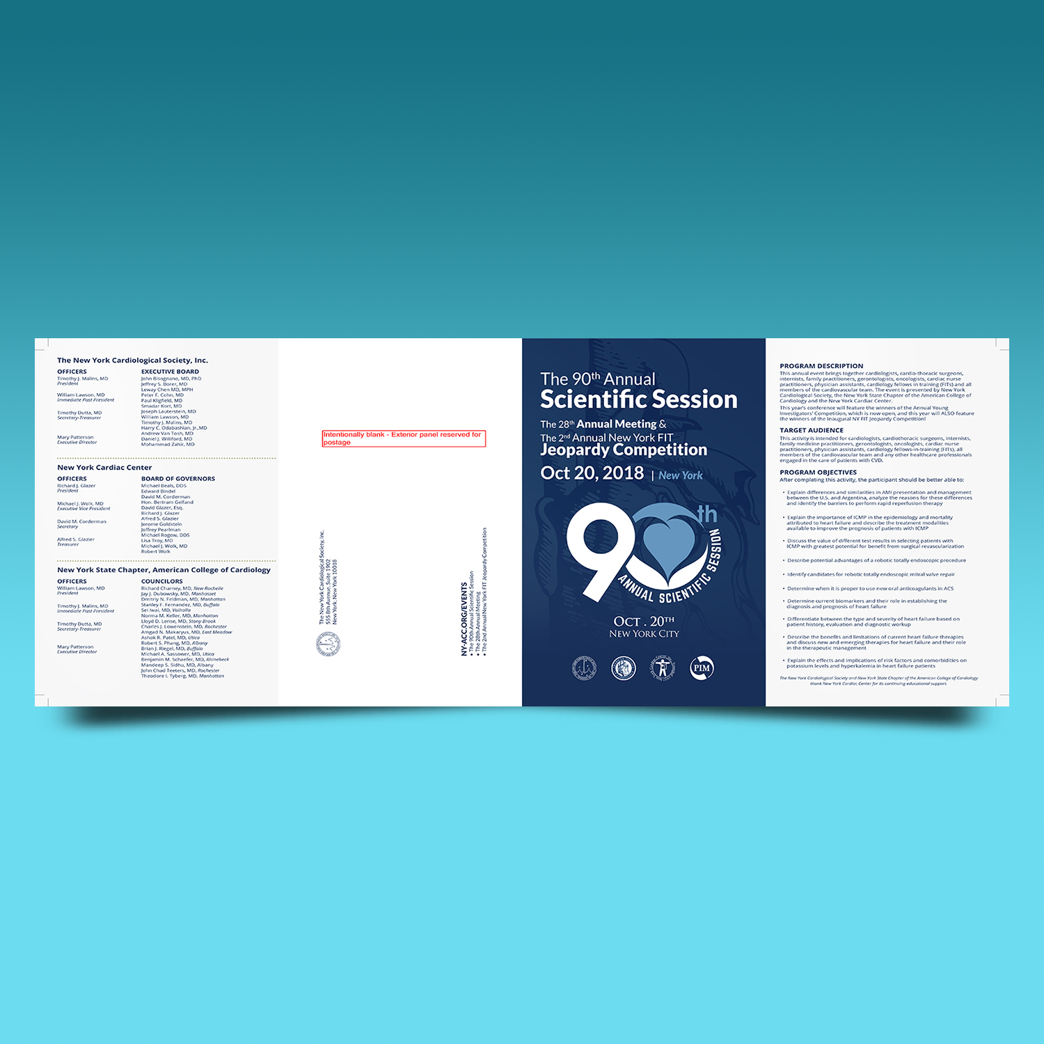 Brochure Design by VEGA-Designs for The New York Cardiological Society, Inc. | Design #19110452