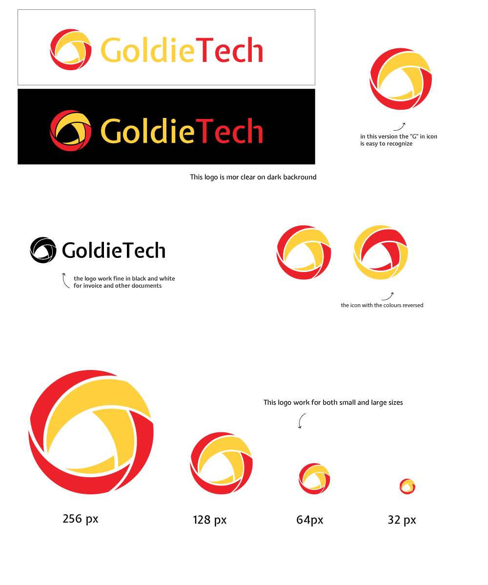 Logo Design by mouallem zoheir for Goldie Tech Investment Ltd | Design #2897647