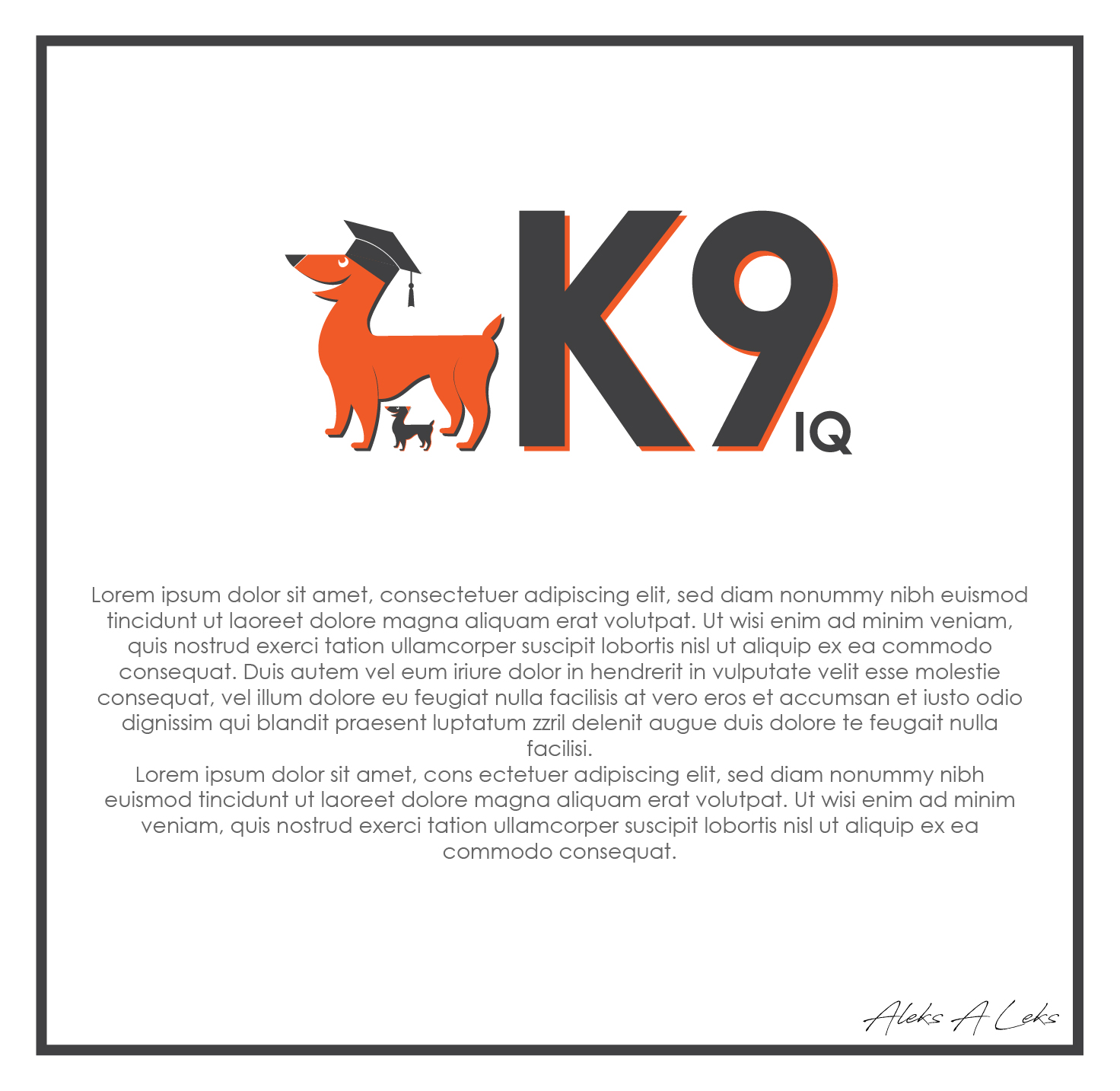 Logo Design by Alex A Lex for K9 IQ | Design #19147686