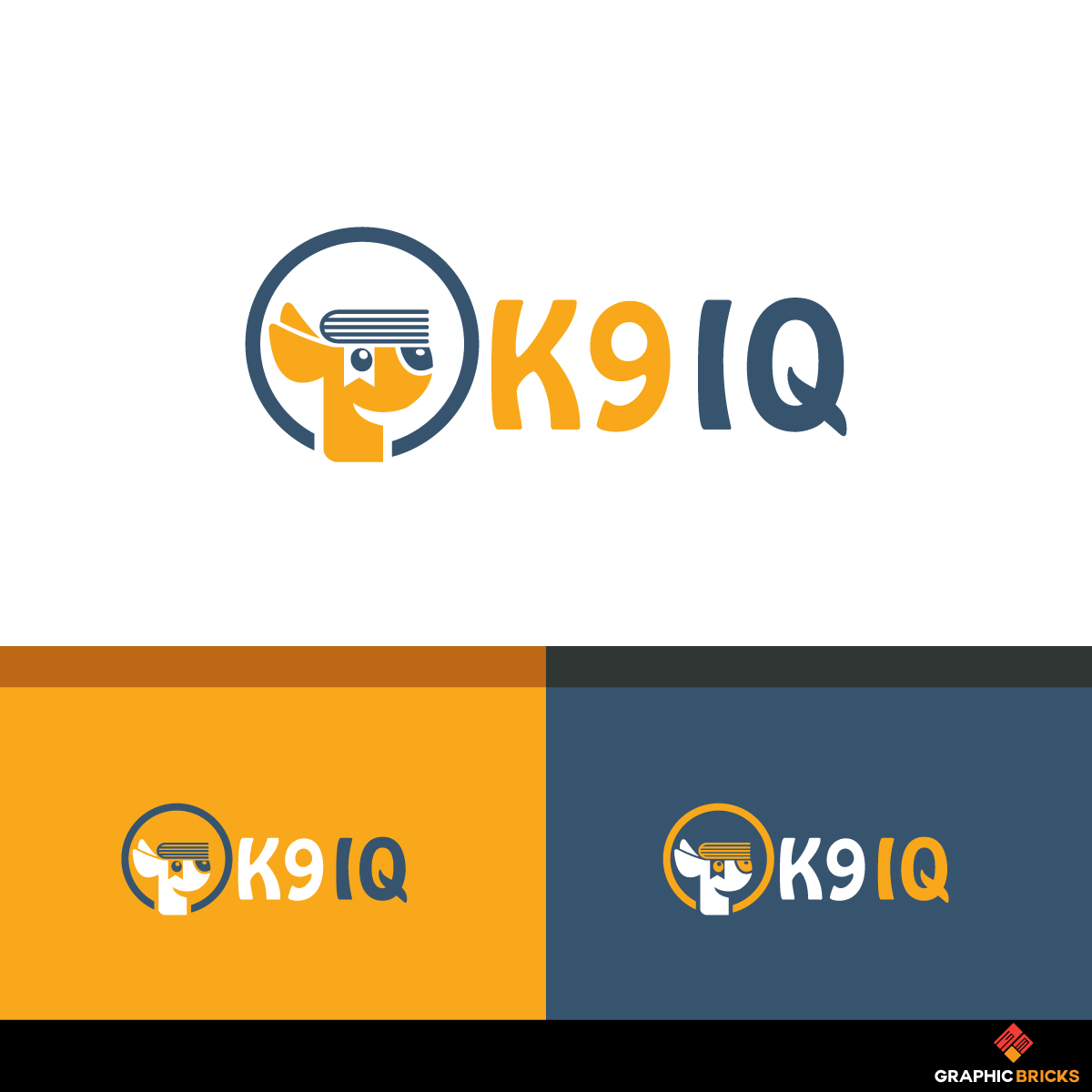 Logo Design by Graphic Bricks for K9 IQ | Design #19102775