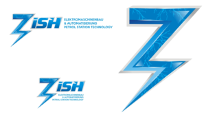 ZiSH Elektromaschinenbau & Automatisierung Petrol Station Technology | Logo Design by RINIDEH