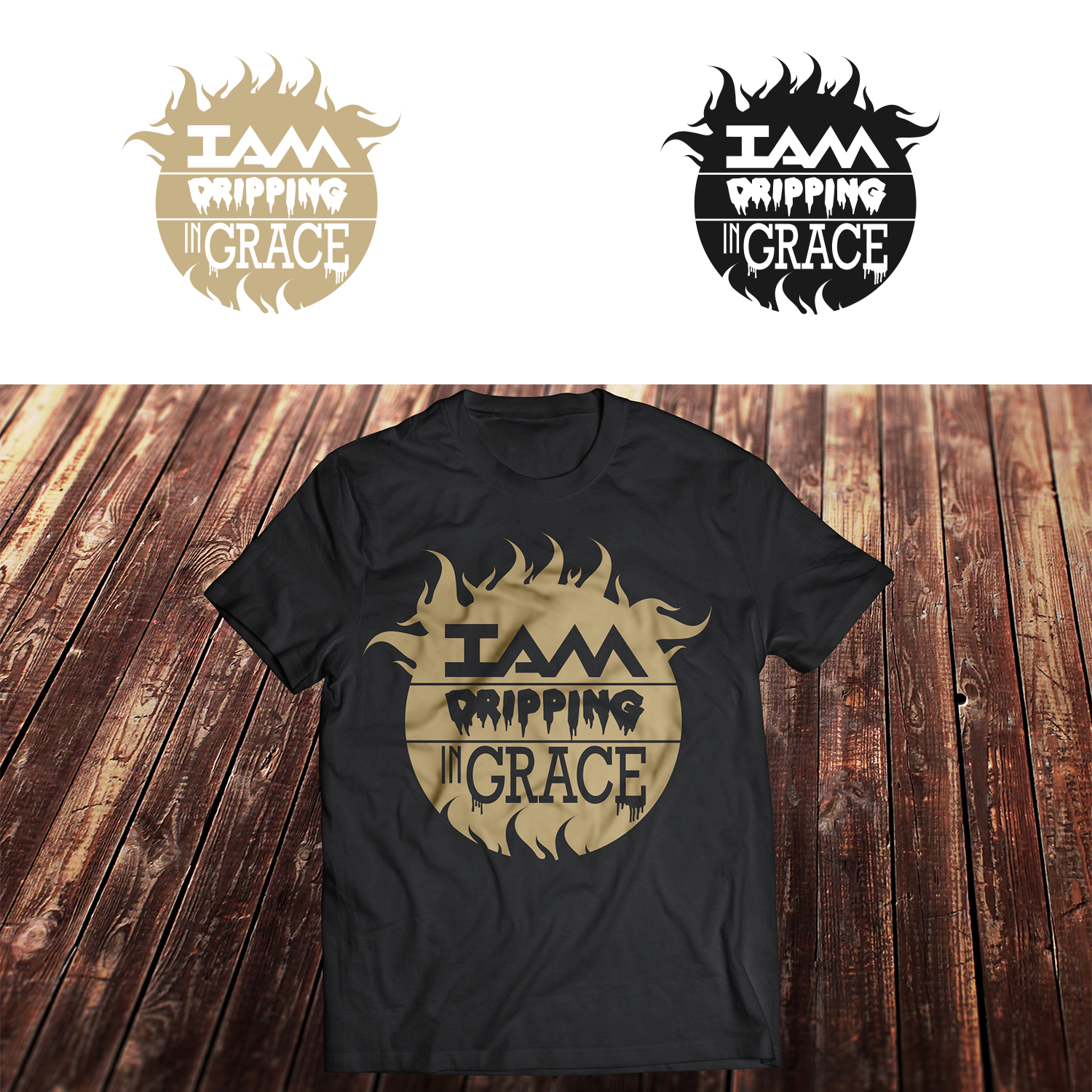 T-shirt Design by PrassEk for I AM The Brand | Design #19132035