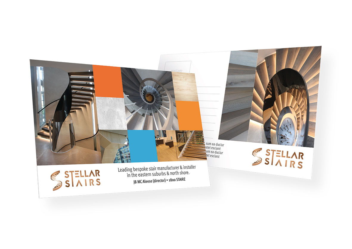 Postkarten-Design von scott campbell gamley für Stellar Stairs | Design #19125943