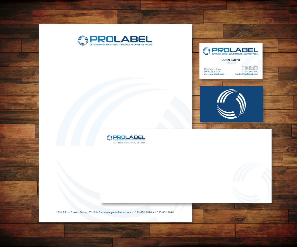 Stationery Design by Foreverpais for ProLabel, Inc. | Design #2857266
