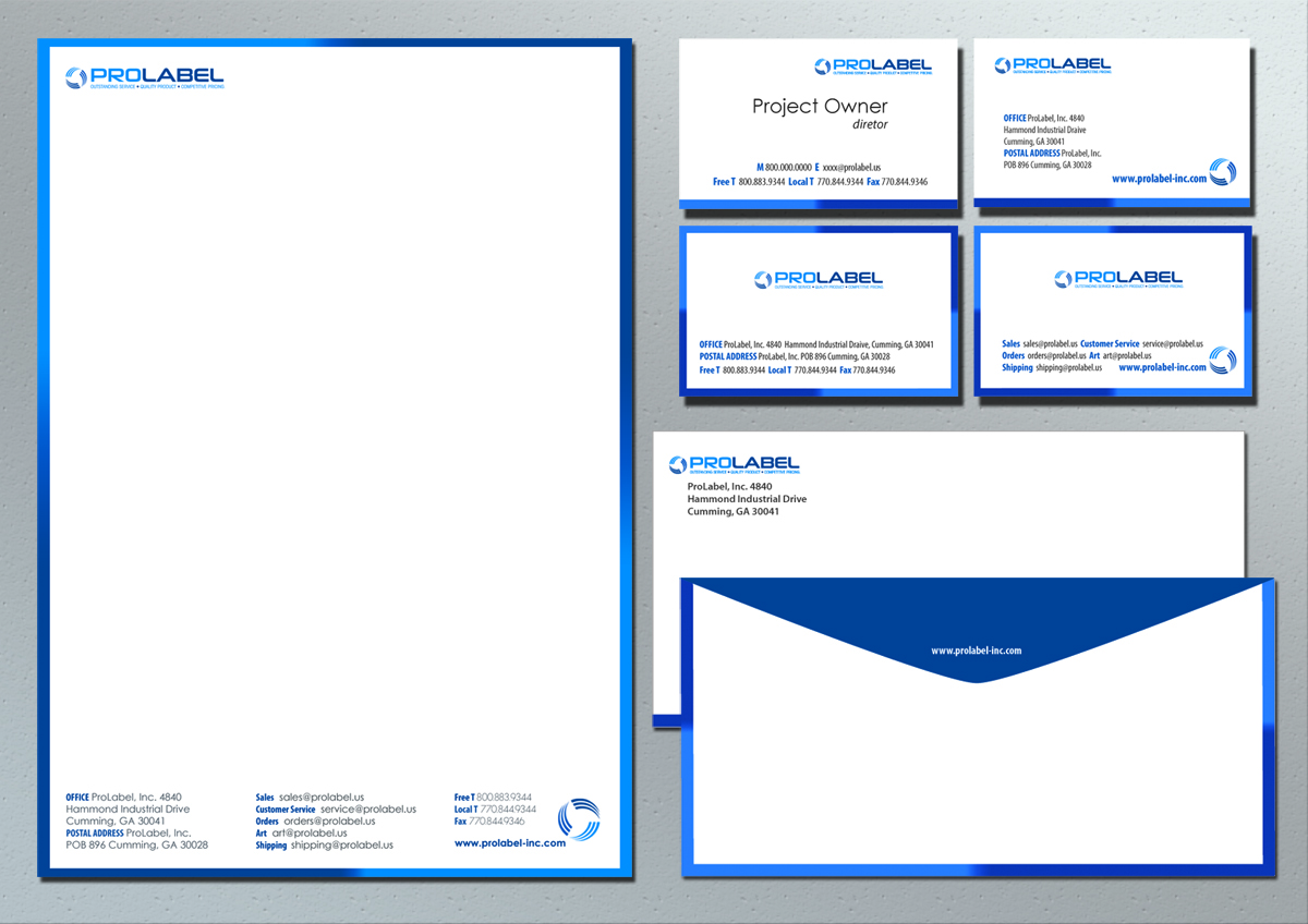 Schreibwaren-Design von Yasuma Kurara für ProLabel, Inc. | Design #2868279