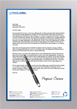 Design de Papeterie par Yasuma Kurara pour ProLabel, Inc. | Design : #2868285