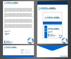 Design de Papeterie par Sarah Haroon pour ProLabel, Inc. | Design : #2875490