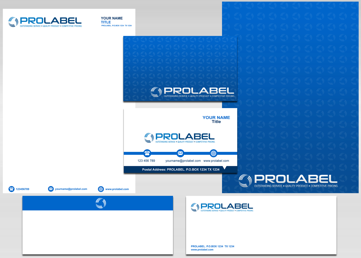 Schreibwaren-Design von Sarah Haroon für ProLabel, Inc. | Design #2899238