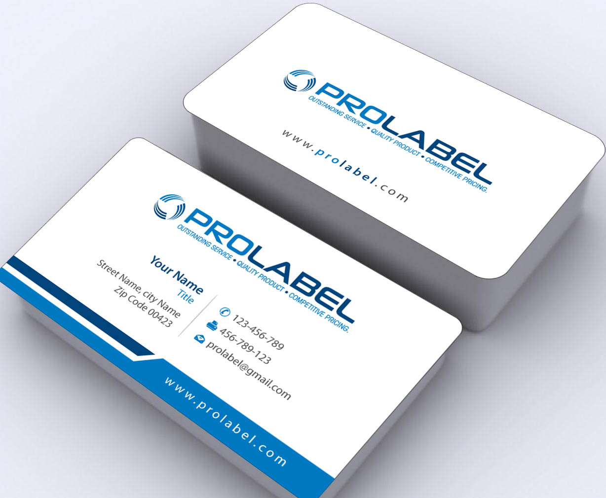 Stationery Design by Sbss for ProLabel, Inc. | Design #2863997